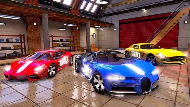 Car Racing Free cho Android có rất nhiều siêu xe để người chơi lựa chọn