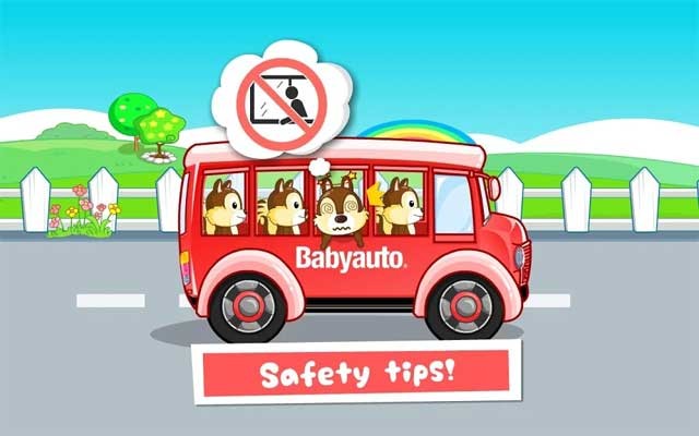 Car Safety có nhiều tình huống tương tác thú vị, giúp bé nhận biết các hành vi vi phạm giao thông