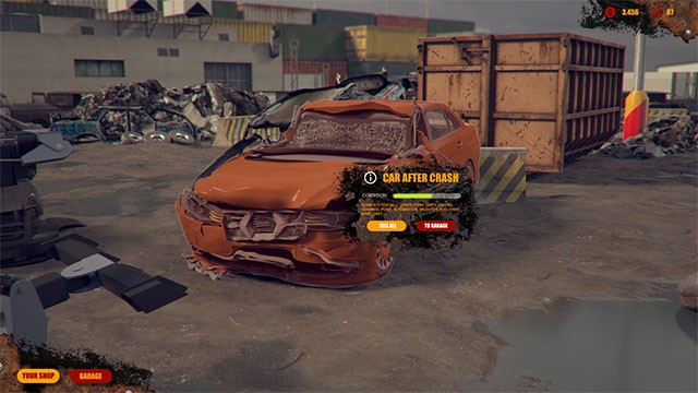 Thế giới mở trong Car Scrapyard Simulator được mô phỏng từ các trò chơi cũ của T-Bull