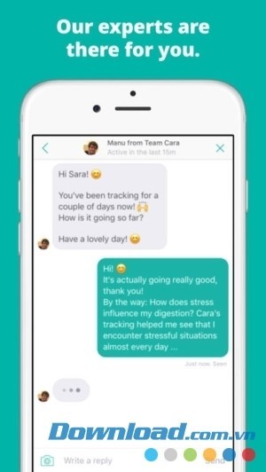 Nhận giúp đỡ từ các chuyên gia sức khỏe