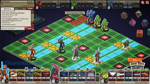 Chiến đấu trên bàn trong Card Hunter