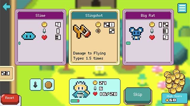 Bạn nhận được ba lá bài được chia ngẫu nhiên, nhưng chỉ được chọn một