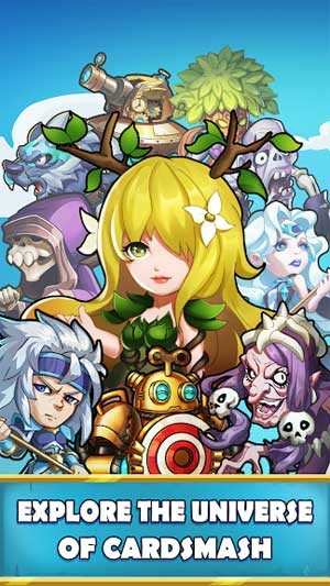 Khám phá thế giới kỳ diệu trong game Card Smash cho Android