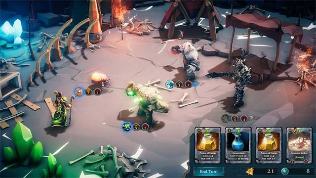 Thu thập sinh vật và thẻ phép trong suốt hành trình của bạn