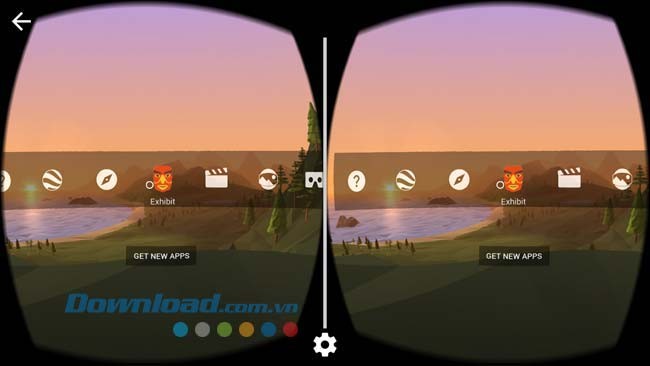 Các tùy chọn với Cardboard