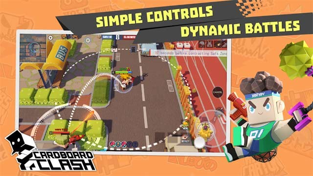 Cardboard Clash có cơ chế điều khiển đơn giản