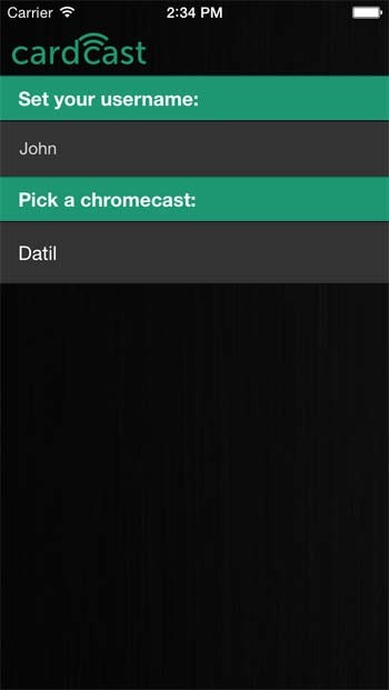 Game thẻ bài nhiều người chơi trên Chromecast - Cardcast