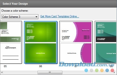 CardWorks Business Card Software cho Mac mang tới nhiều mẫu danh thiếp đẹp mắt