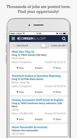 Hàng ngàn công việc được đăng mỗi ngày