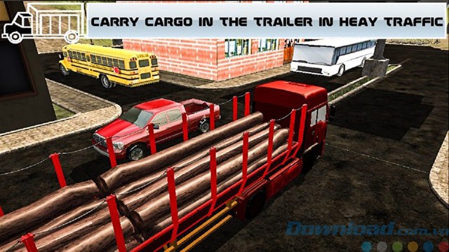 Chở gỗ cho khách hàng