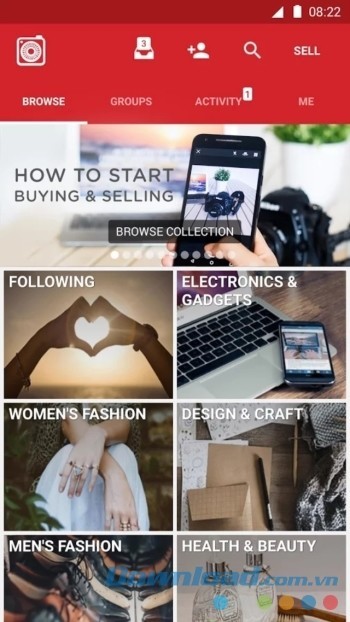 Carousell là mạng mua bán hàng trực tuyến tiện lợi