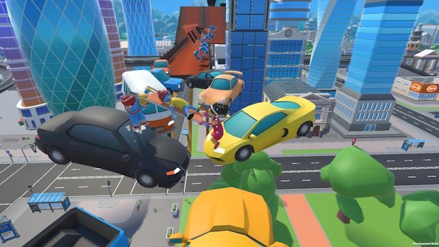 Hai người chơi có nhiệm vụ vận chuyển bệnh nhân trên cáng