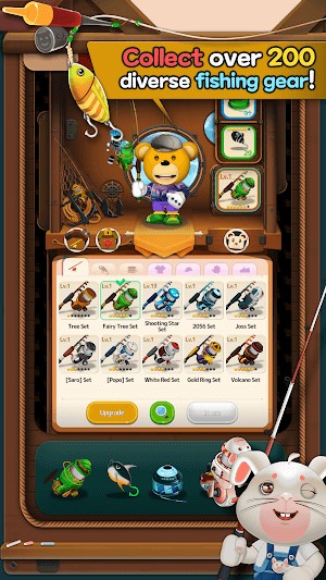 Thu thập hơn 200 dụng cụ, trang bị câu cá khác nhau