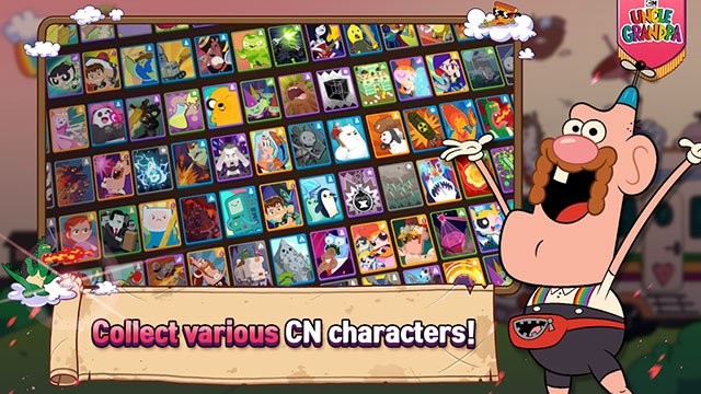 Thu thập nhiều nhân vật khác nhau và tạo thành deck mạnh