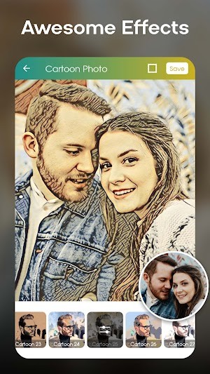 Nhiều hiệu ứng chuyển đổi nghệ thuật cho bạn lựa chọn