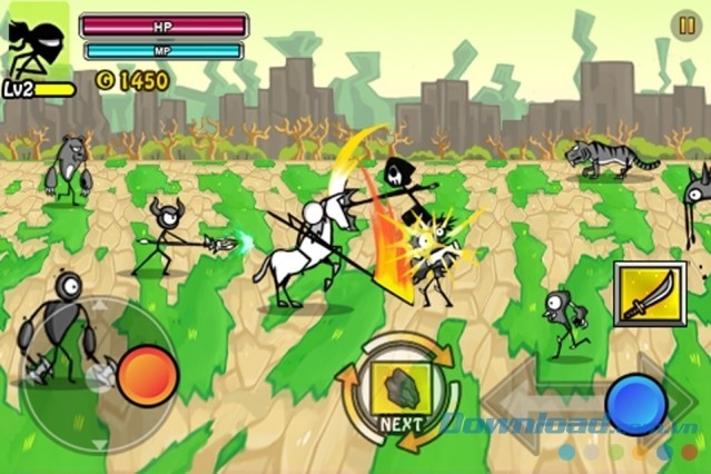 Giúp người que đánh đuổi bộ tộc da màu xấu xa