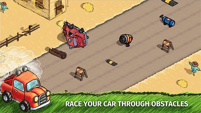 Né tránh mọi chướng ngại vật để về đích đầu tiên