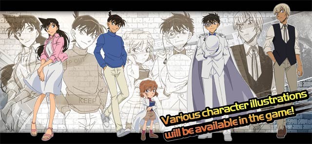 Khám phá vô số hình minh họa của series Thám tử lừng danh Conan trong Case Closed Runner