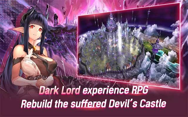 Khôi phục lâu đài của Chúa tể bóng tối trong game Anime Castle Bane