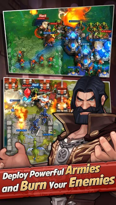 Triển khai lực lượng hùng mạnh và đốt cháy kẻ thù