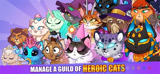 Quản lý lực lượng anh hùng mèo dễ thương
