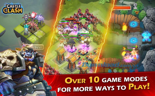 Tính năng trong game Castle Clash trên Android