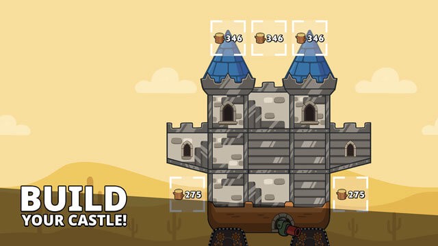 Kho vũ khí phong phú từ kiếm, cung, phép thuật cho đến các items hài hước