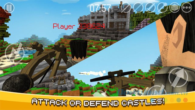 Tấn công hoặc bảo vệ lâu đài