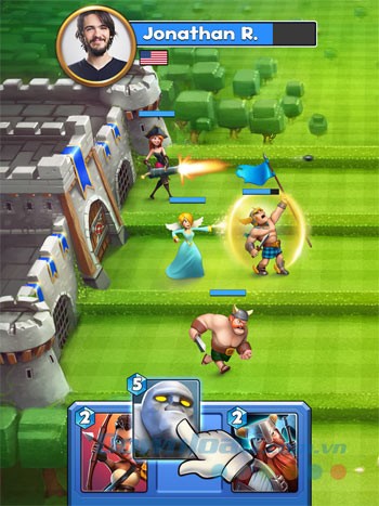 Giao diện game Castle Crush