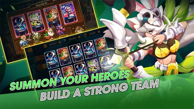 Triệu hồi các anh hùng huyền thoại và xây dựng một đội quân hùng mạnh