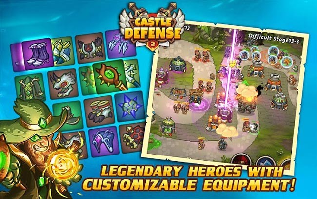 Game thủ thành Castle Defense trên Android