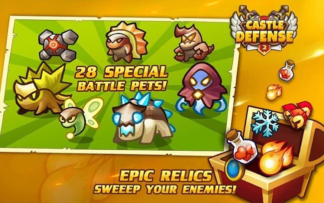 Game Castle Defense bảo vệ thành trì