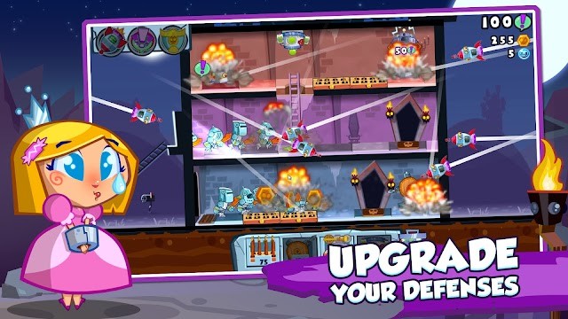 Nâng cấp hệ thống phòng thủ để bảo vệ lâu đài bóng tối