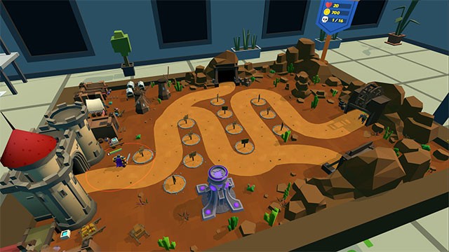 Xây dựng các công trình tháp phòng thủ, bẫy... để đánh bại kẻ xâm lược