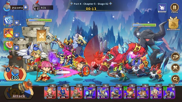 Tăng cường anh hùng của riêng bạn và tham gia vào trận chiến