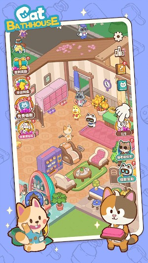 Cat Bathhouse cho bạn quản lý một nhà tắm mèo
