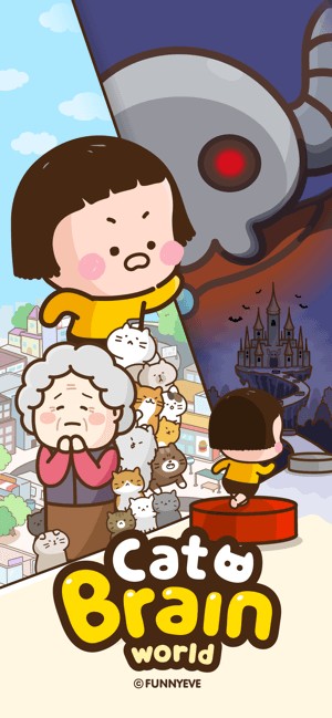 Cat Brain World là một trò chơi trí tuệ vui nhộn