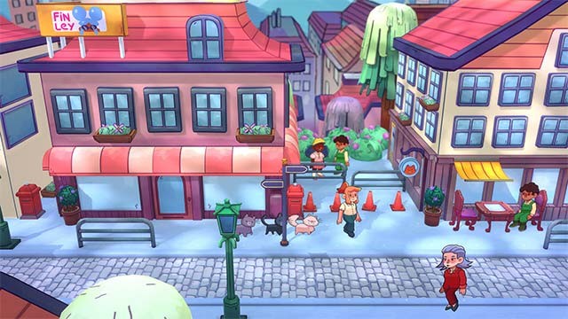 Khám phá thành phố dân gian sôi động và đầy màu sắc trong Cat Cafe Manager 2