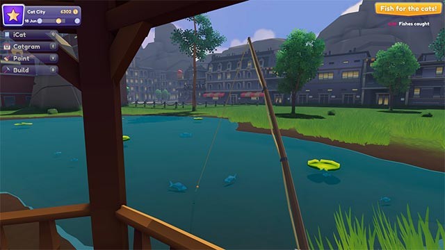 Câu cá, chụp ảnh và chia sẻ trên mạng xã hội trong những lúc rảnh rỗi