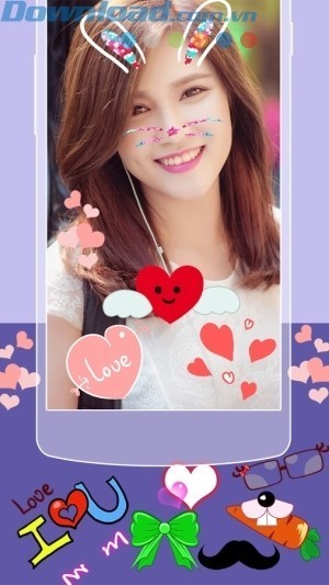 Tạo bức ảnh tươi vui, dễ thương