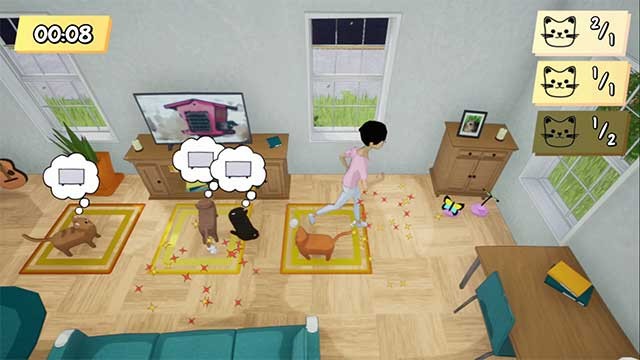Cat Herder là game mô phỏng giải đố dễ thương, lấy chủ đề chăm sóc mèo