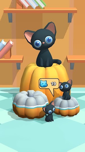 Hoàn thành màn chơi và thu thập thật nhiều mèo