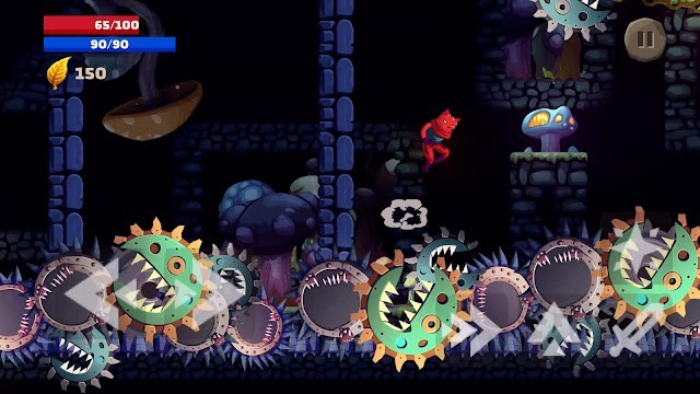 Phiêu lưu qua các khu vực đầy kẻ thù và bẫy nguy hiểm