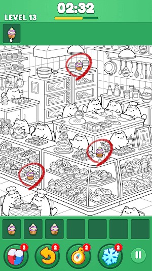 Các màn chơi trong Cat Snack Bar: Triple Match siêu thú vị, càng ngày càng khó