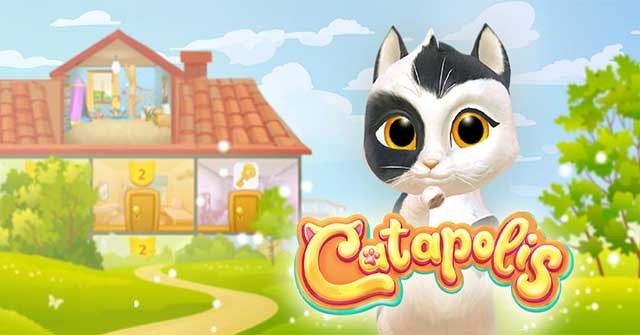 Chăm sóc một chú mèo dễ thương trong game nuôi pet đáng yêu Catapolis