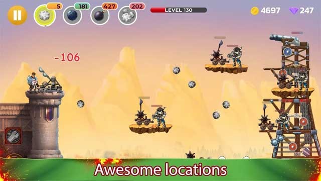 Chiến đấu ở những địa điểm tuyệt đẹp