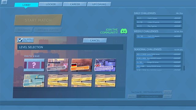 Mỗi bản đồ trong Catch Me game đều dựa trên các thành phố ngoài đời thực