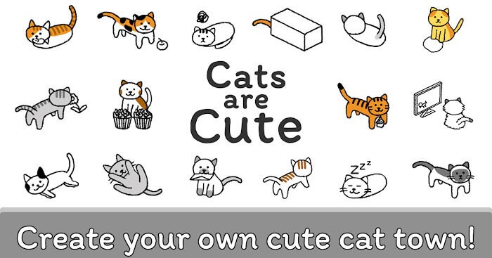 Tạo ra thị trấn mèo dễ thương của riêng bạn trong game Cats are Cute