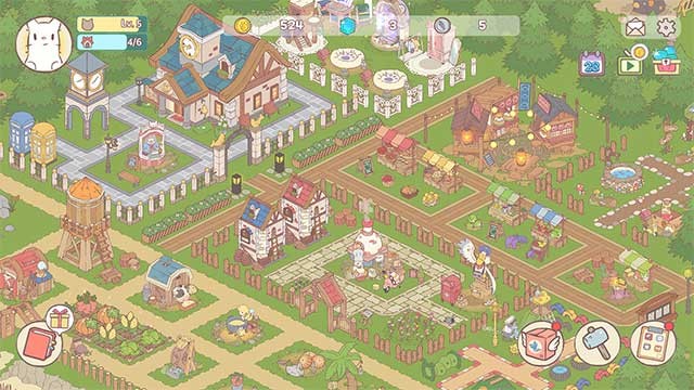 Xây dựng thị trấn dễ thương cùng những chú mèo trong Cats & Soup