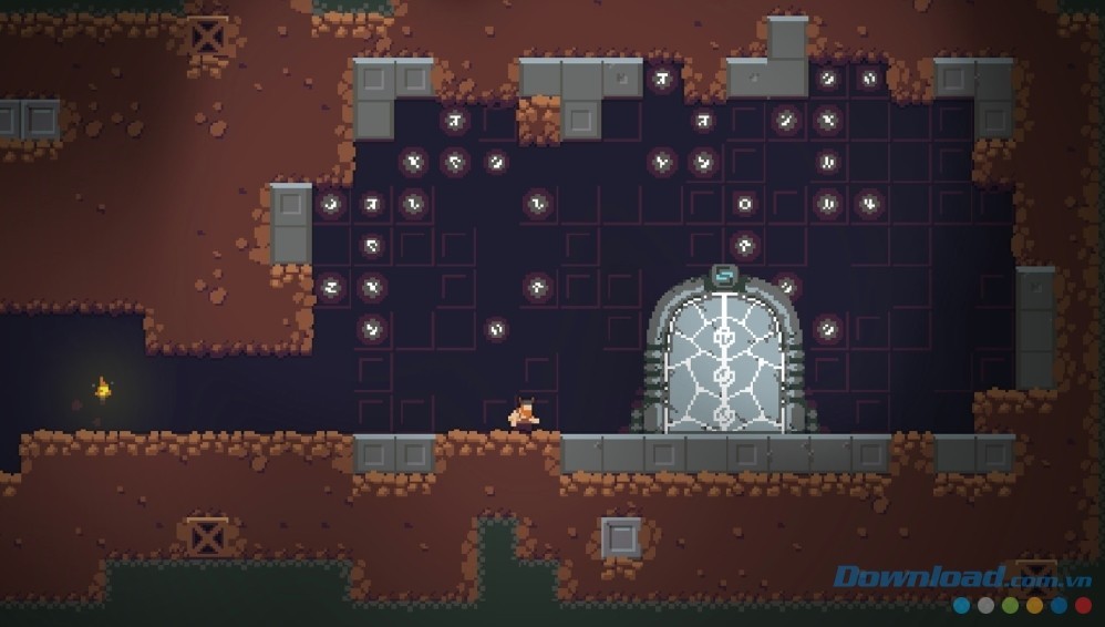 Tìm đến cửa ra trong game hành động đi cảnh phiêu lưu Caveblazers cho máy tính